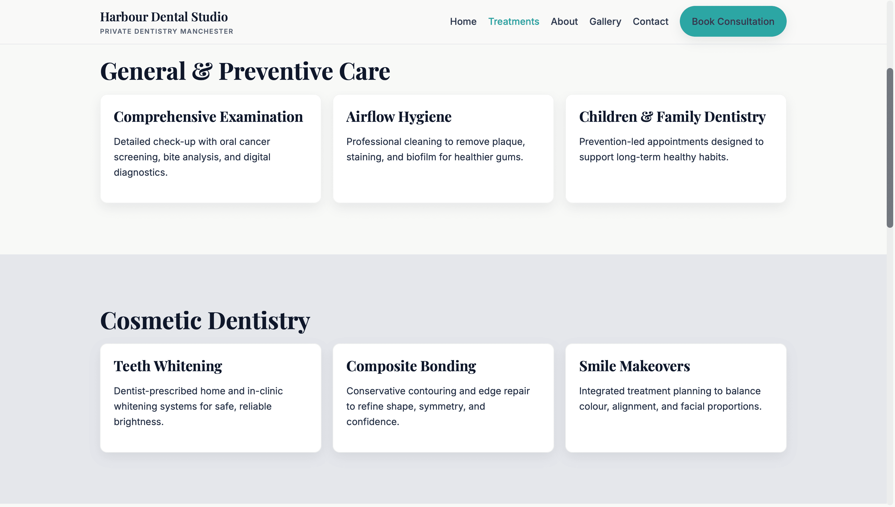 Trust and credentials section