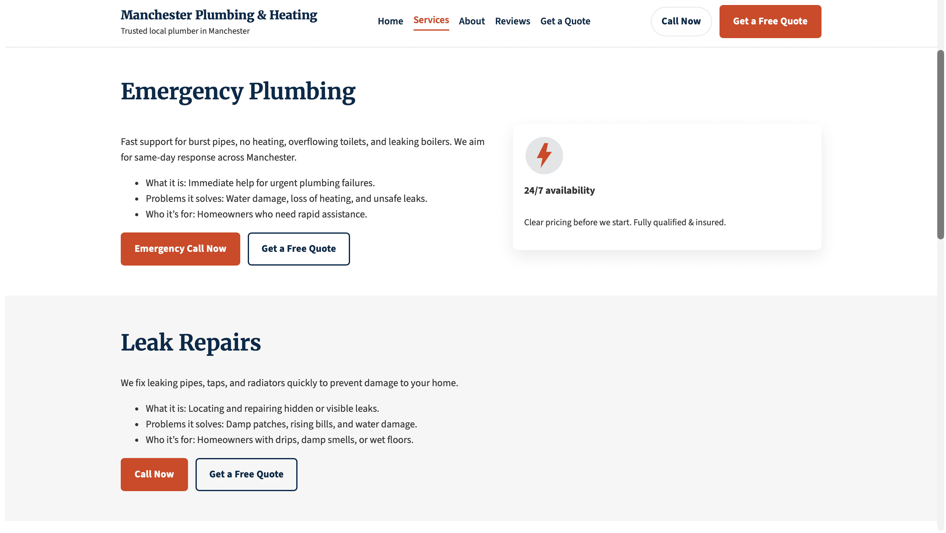 Review highlights and guarantees